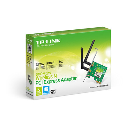 Tarjeta de Red WiFi PCI Express TP-Link TL-WN881ND 300Mbps