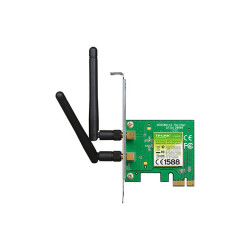 Tarjeta de Red Inalámbrica PCI Express TP-Link TL-WN881ND WiFi N 300Mbps 2.4GHz con 2 Antenas