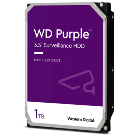Disco Duro CCTV 1TB WD Purple WD11PURZ SATA 6Gb/s 5400RPM 64MB 3.5" Western Digital
