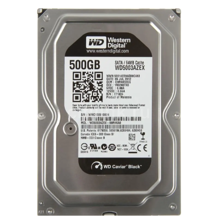 DISCO DURO HDD 3.5" 500GB SATA III 7200RPM 32MB WESTERN DIGITAL DH957WDC79-R