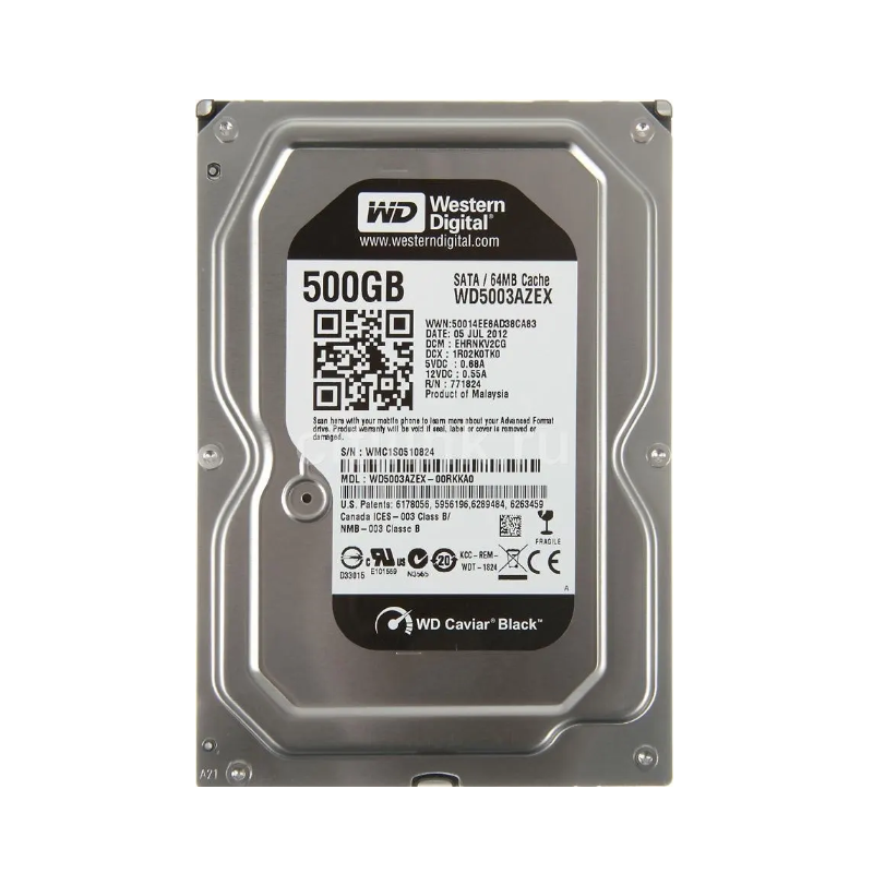 Disco Duro HDD 500GB SATA III 7200RPM Western Digital 3.5"
