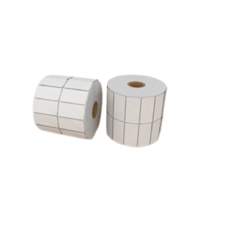 ETIQUETAS PAPEL TT 2" x 1" 2 Columnas Core 1" Rollo x 3,000 Etiquetas CBX CT00200-100-21