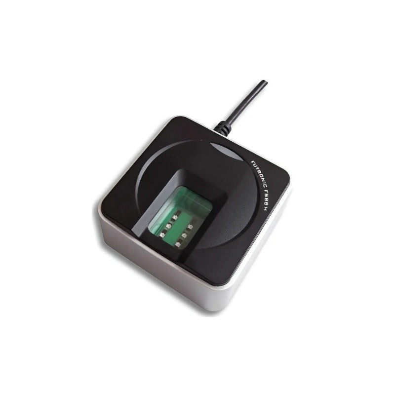Lector Biométrico Futronic FS88H Certificado FBI | Control de Acceso