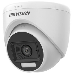 Cámara Turret Hikvision DS-2CE76K0T-LPFS 5MP 3K Audio IR 20M