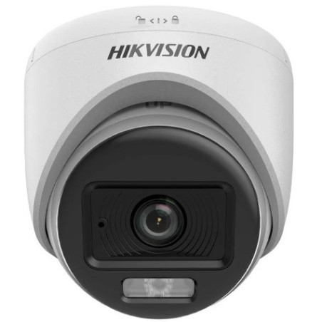 Cámara Hikvision DS-2CE70KF0T-LPFS 5MP ColorVu Audio Smart Hybrid Light