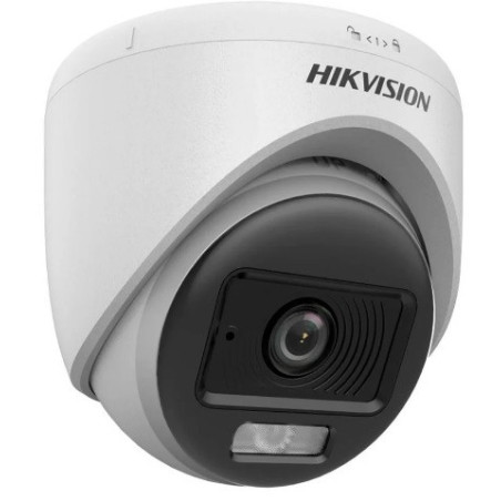 Cámara Hikvision DS-2CE70KF0T-LPFS 5MP ColorVu Audio Smart Hybrid Light