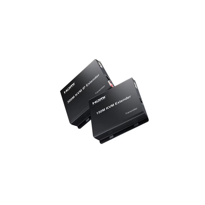Extender KVM sobre IP Qkens SFX187 HDMI USB RJ45 Cat6 150M | Transmisor y Receptor