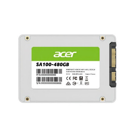 Disco SSD Acer SA100 480GB 2.5" SATA III BL.9BWWA.103