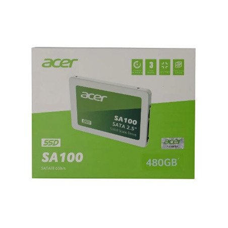Disco SSD Acer SA100 480GB 2.5" SATA III BL.9BWWA.103