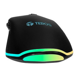 Mouse Gamer USB Teros TE-1211G con Cable | Precisión para Juegos