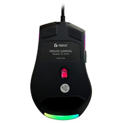 Mouse Gamer USB Teros TE-1211G con Cable | Precisión para Juegos