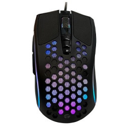 Mouse Gamer Teros TE-1210G RGB 7 Botones USB Negro