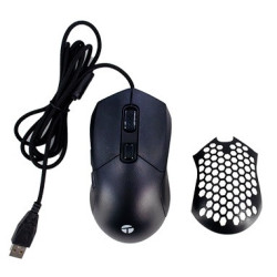 Mouse Gamer Teros TE-1232G, 7200 DPI, RGB, 7 Botones, Óptico, Negro