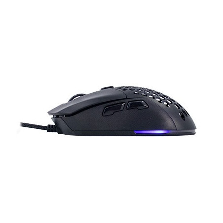 Mouse Gamer Teros TE-1232G, 7200 DPI, RGB, 7 Botones, Óptico, Negro