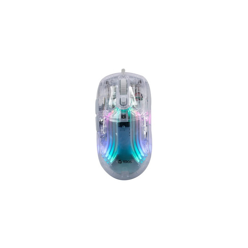 Mouse Gamer USB Teros TE-1216G RGB Transparente | Mouse Gamer Teros