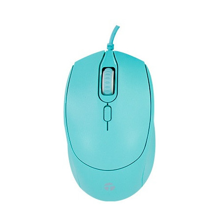 Mouse USB Óptico Teros TE-1227S Verde 1600 DPI 4 Botones