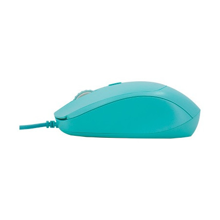 Mouse USB Óptico Teros TE-1227S Verde 1600 DPI 4 Botones