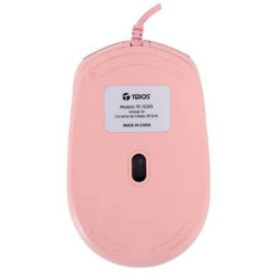 Mouse USB Óptico Teros TE-1226S Rosado 4 Botones 800-1600 DPI