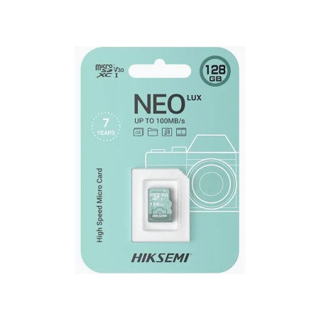 Memoria Micro SD HIKSEMI 128GB NEO LUX U3 V30