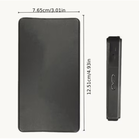 CARCASA EXTERNA 2.5" PARA DISCO HDD/SSD SATA A USB 3.1 TIPO C