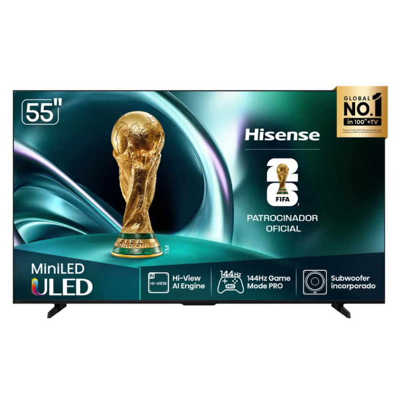 Televisor Smart TV Hisense 55” 4K Google TV