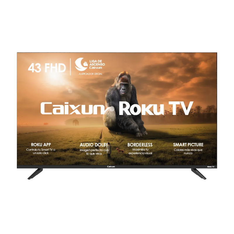 TELEVISOR SMART TV FHD 43" CAIXUN LED ROKU TV C43V1FR