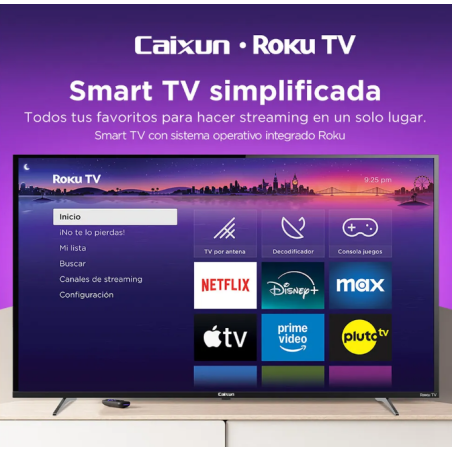 TELEVISOR SMART TV FHD 43" CAIXUN LED ROKU TV C43V1FR