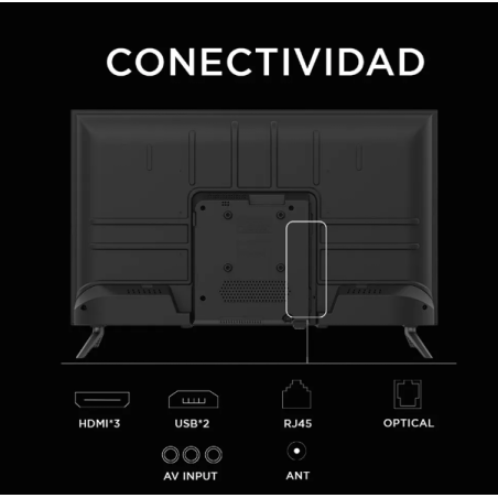 TELEVISOR SMART TV FHD 43" CAIXUN LED ROKU TV C43V1FR