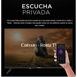 TELEVISOR SMART TV FHD 43" CAIXUN LED ROKU TV C43V1FR