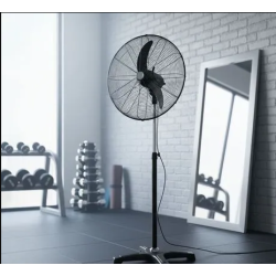 Ventilador Industrial Pedestal FS-650A 26" Negro | 3 Velocidades