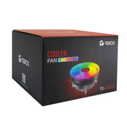 COOLER FAN LED MULTICOLOR TEROS TE-8161N PARA INTEL LGA 115X Y 1200