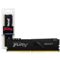 Memoria RAM Kingston Fury Beast DDR4 8GB 3200MT/s CL16 DIMM KF432C16BB/8