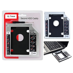ADAPTADOR DISCO DURO SSD LECTORA CADDY HDD SLIM 12.7MM SATA PARA LAPTOP