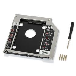 ADAPTADOR DISCO DURO SSD LECTORA CADDY HDD SLIM 12.7MM SATA PARA LAPTOP