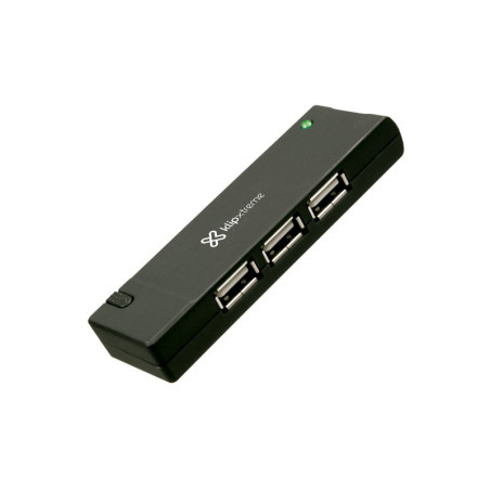 USB HUB 4 PUERTOS USB 2.0 KLIP XTREME KUH-400B COLOR NEGRO