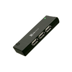 USB Hub 4 Puertos USB 2.0 Klip Xtreme KUH-400B Negro