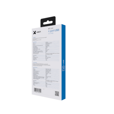 USB Hub 4 Puertos USB 3.0 Xtech XTC-390 5Gbps
