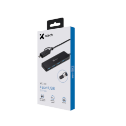 USB HUB 4 PUERTOS USB 3.0 XTECH XTC-390 CONCENTRADOR